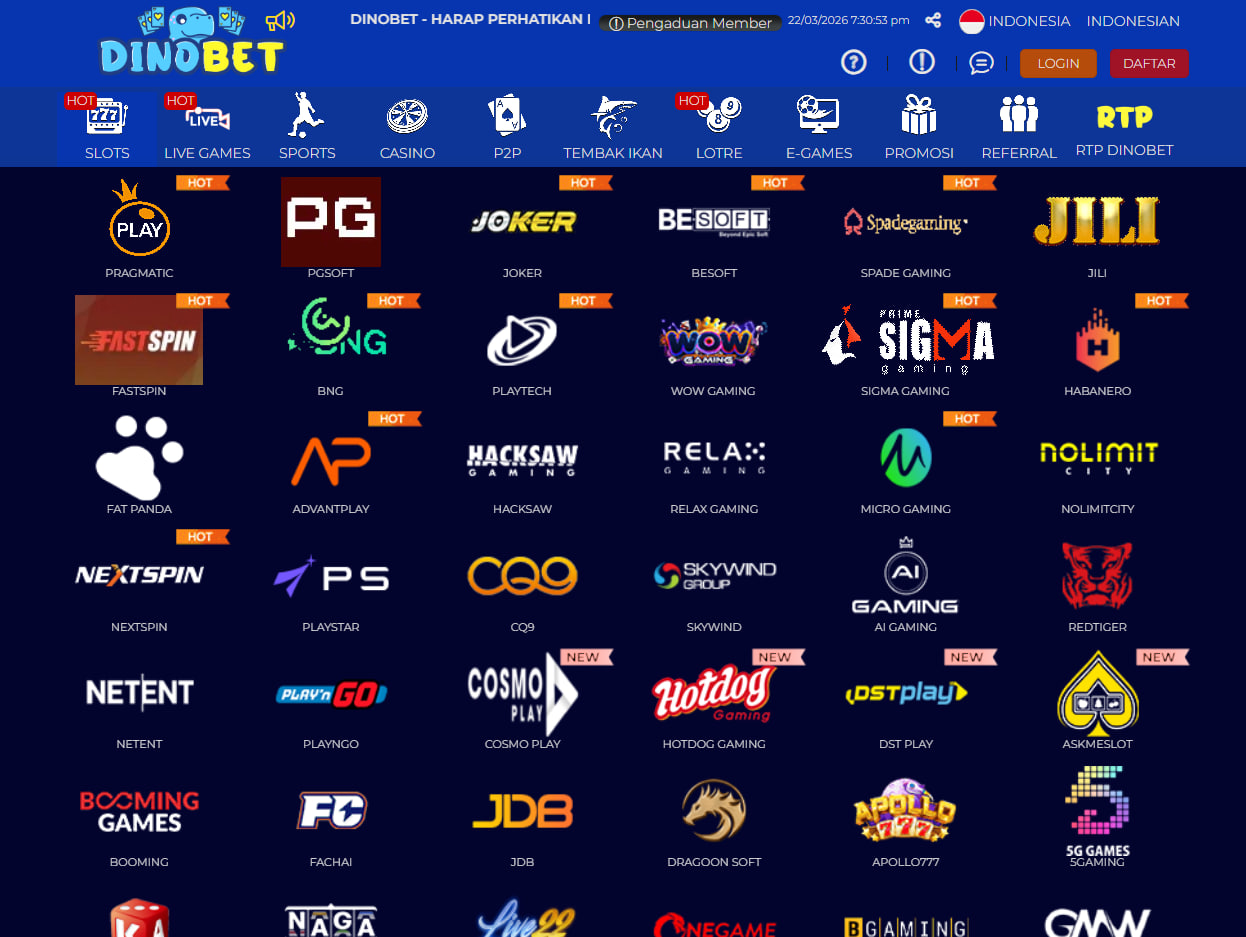 Slot Dinobet Hadir Disini