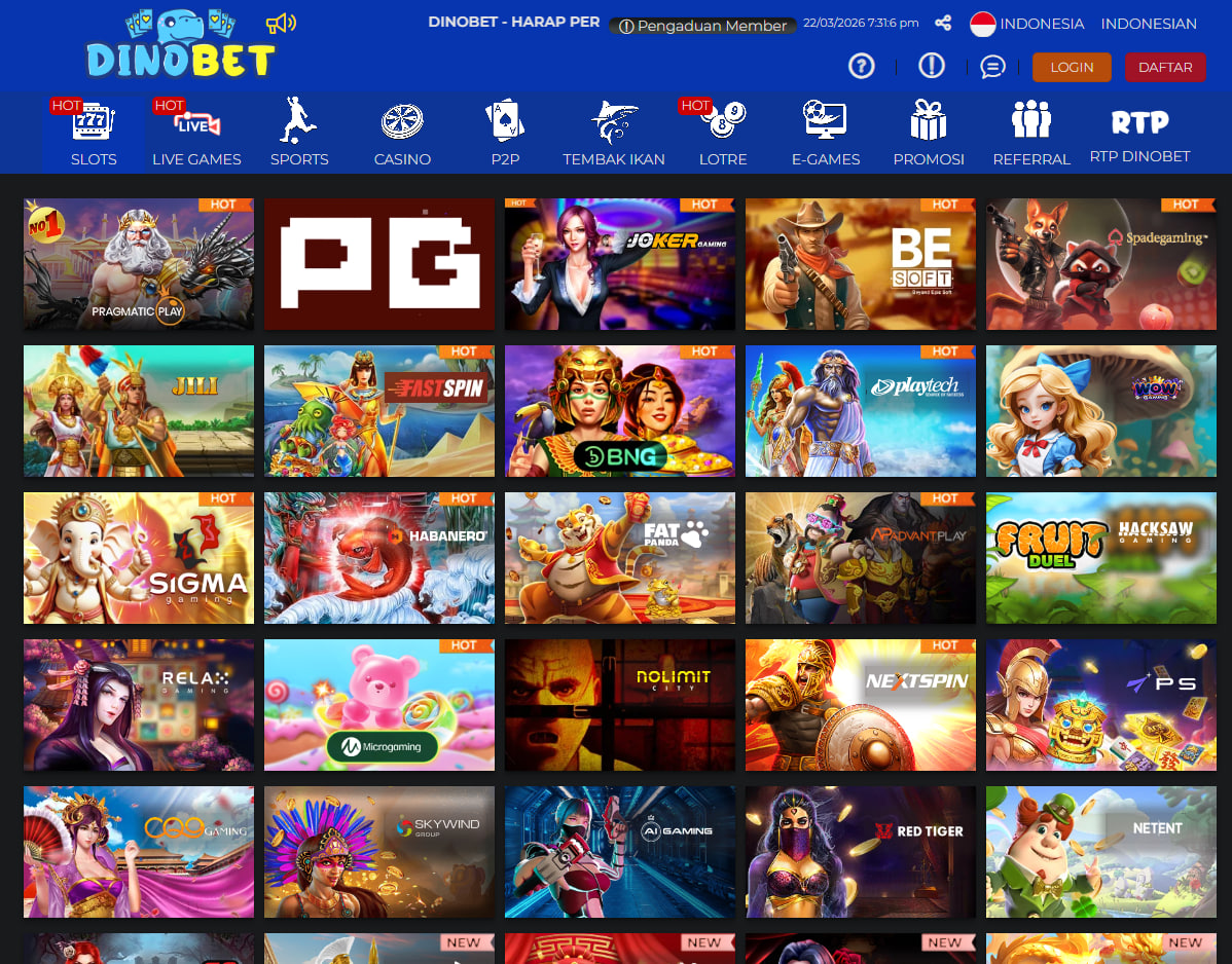 Rtp Dinobet Yang Sebenarnya